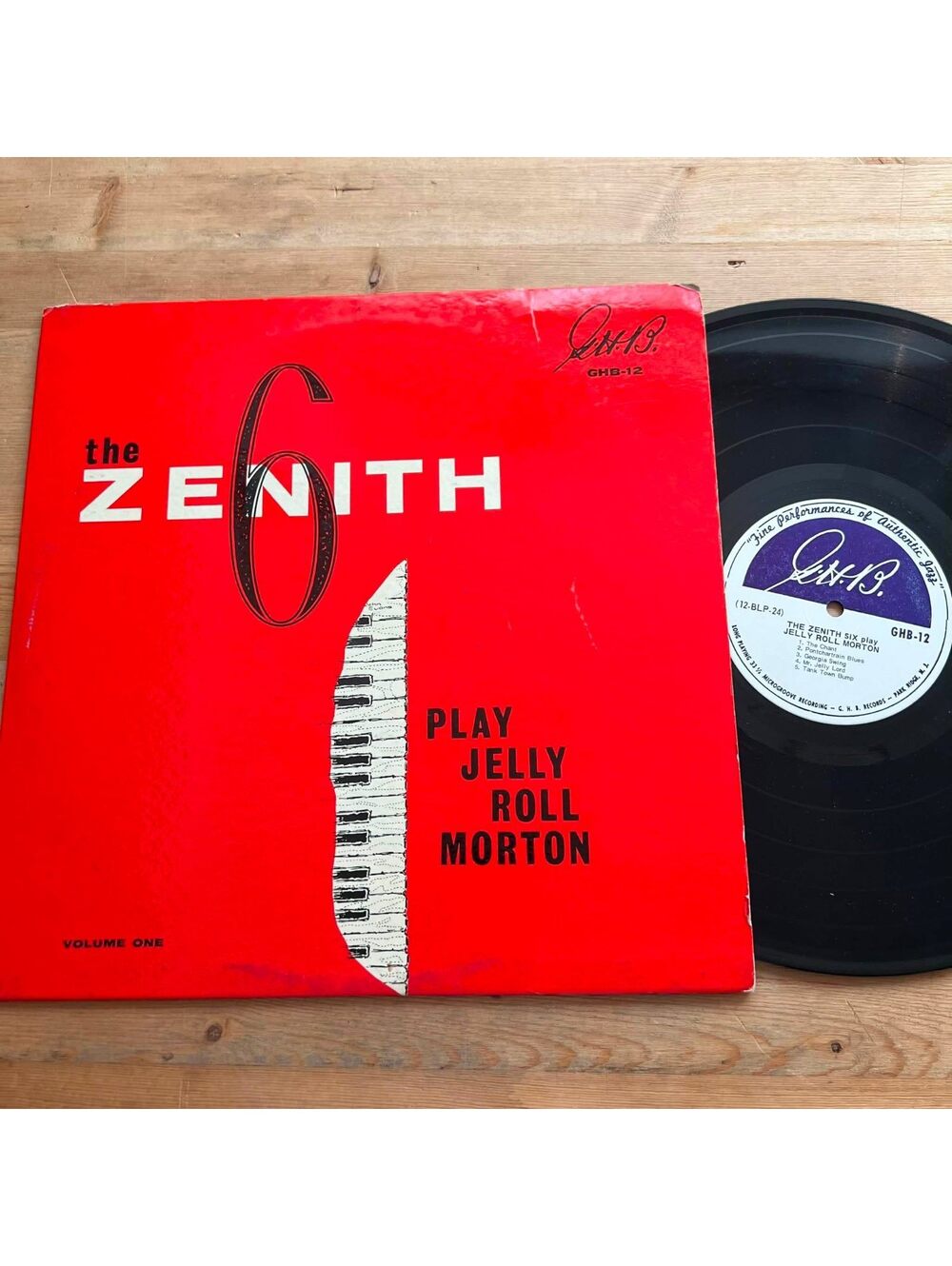The Zenith 6 - The Zenith 6 Play Jelly Roll Morton 33rpm VG+ VR20